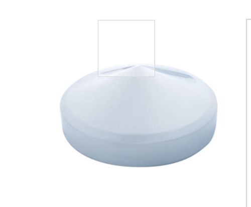 5-1/2" To 6" Chrome Pointed Horn Cover