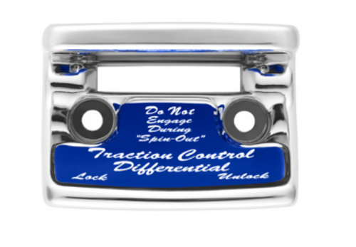 "Traction Control Differential" Switch Guard With Blue Sticker