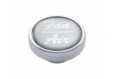 "Fan/Air" Dash Knob - Silver Glossy Sticker