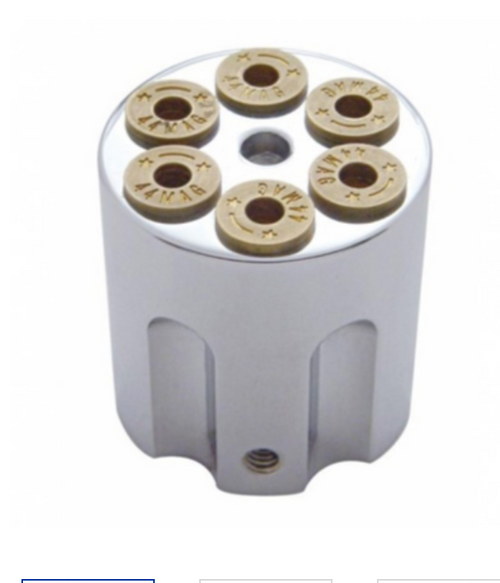 Gun Cylinder Dash Knob