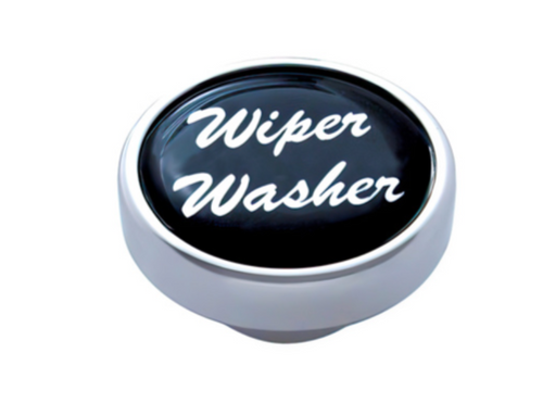 "Wiper/Washer" Dash Knob - Black Glossy Sticker