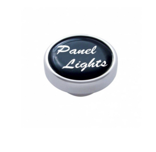"Panel Lights" Dash Knob - Black Glossy Sticker