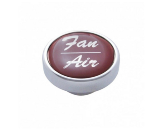 "Fan/Air" Dash Knob - Red Glossy Sticker