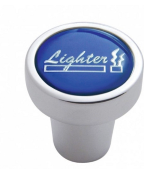 Cigarette Lighter Knob - Blue Glossy Sticker