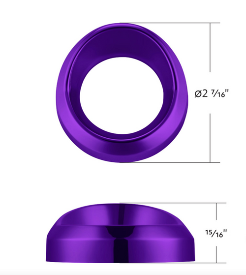 Candy Color Small Gauge Cover With Visor-Candy Purple