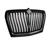 Black Curved Style Grille With Bug Screen Fits International LT 2018-2025