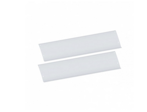 Polished Stainless Steel Lower Front Step Kick Plates For 2003-05 Volvo VN Series