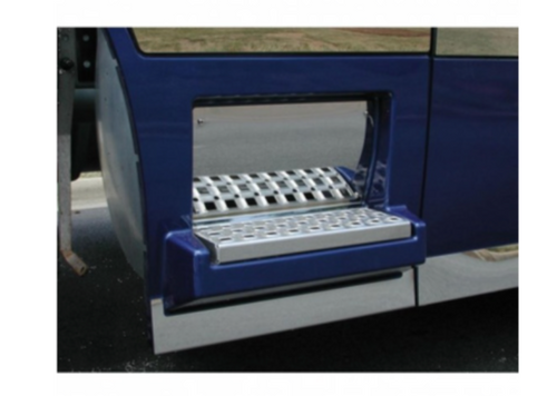 Stainless 2003+ Volvo VN Back Lower Step Kick Plate