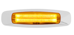 Grand General 5-3/4" Amber / Amber Dual Function Rectangular Prime LED Light