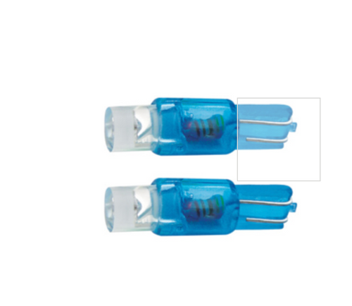 Single Micro LED 37/BP2 Bulb - Blue(2-Pack)
