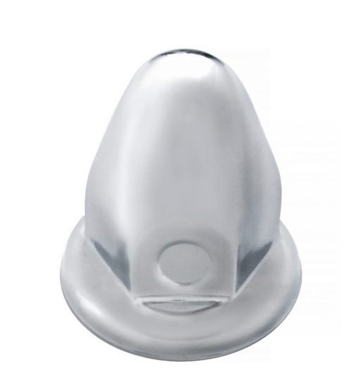 33mm X 2-1/8" Chrome Steel Bullet Nut Cover With Flange