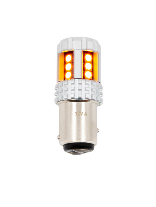 High Power 18 LED 1157 Bulb-Amber