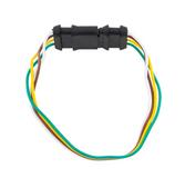 4-Way Flat Moisture Proof M/FM Trailer Connectors w/ Polarized Plugs, 1 Pc.