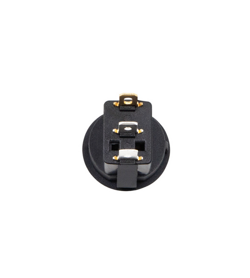 Red Illum Round Rocker 10 Amp 12V On/Off 1/2" Dia. 1 Pc