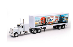 Toy Truck, Peterbilt Custom 379 W/ Dry Van Trailer, 1:32 Scale