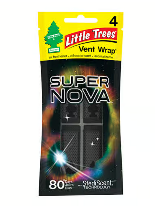 Little Tree Vent Wrap, Super Nova, Car Air Fresheners