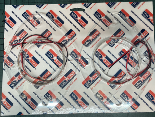 Led Amber Acrylic Base Fits Cascadia 2007-2017 Hood Mirrors (Pair)