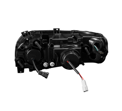 Blackout Projection Headlight With LED Turn Signal & Light Bar For 2008-2024 Peterbilt 389-Passenger