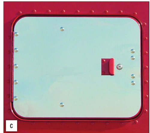Freightliner Classic / FLD Sleeper Storage Door Cover w/ Dimples