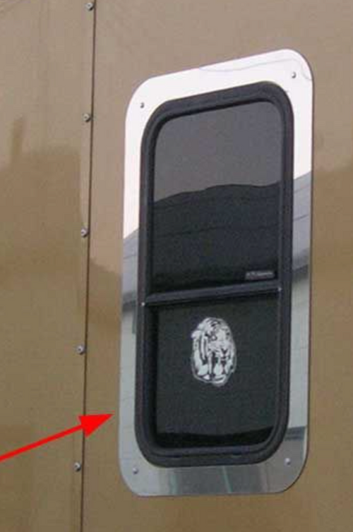 Sleeper Side Window Trim Fits Century Pair