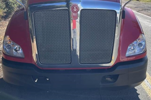 Black Bumper Assembly Set Fits Kenworth T680 (2011-2022 Old Gen) Driver & Passenger Side