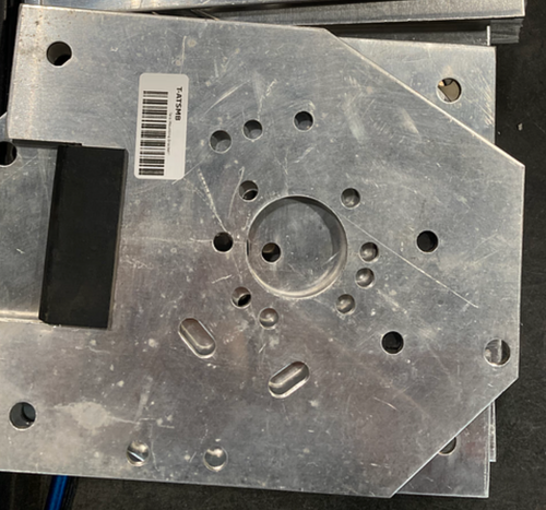 Aluminum Tarp Spool Mounting Bracket for Dump Truck Tarp System