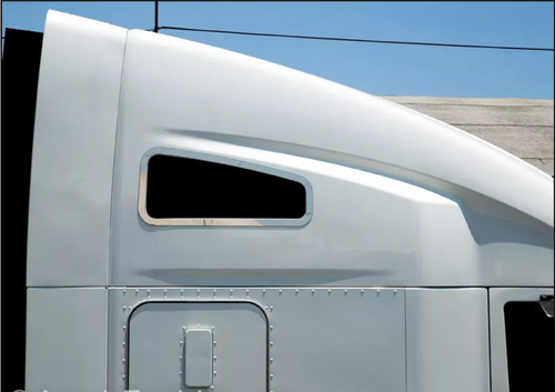 1" Sleeper Roof Window Surround Fits Kenworth W900/W990/T800/T600/T660 32"x14.5" PAIR Sleeper Trim