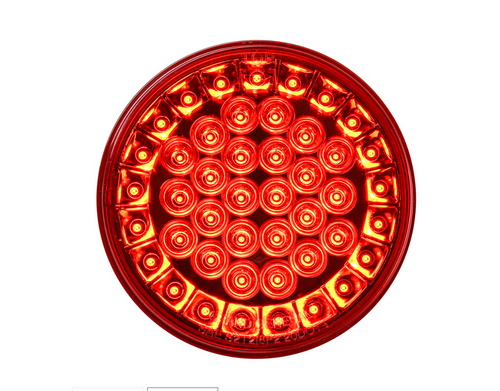 4" Led Pearl Plus Left Turn Signal Sequential Red/Red