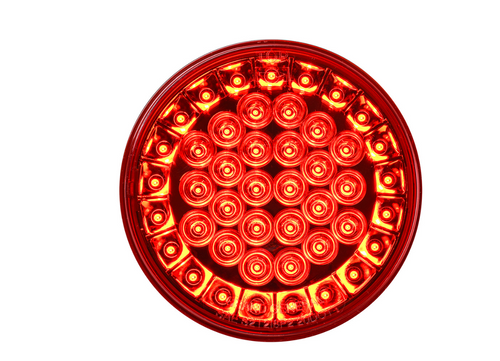 4" Led Pearl Plus Right Turn Signal Sequential Red/Red