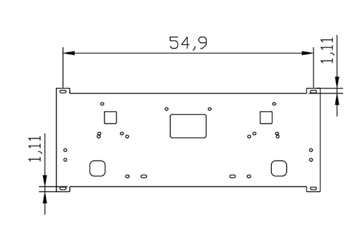 20" Chrome Universal Bumper with Double Bend End fits Pb 379, W900, Fl classic & western star