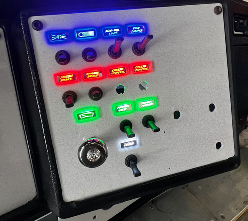 Purple Uv Led Kit For Dash Emblems First kenworth T600, T800,W900 1990-2005