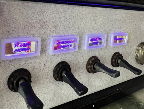 Purple Uv Led Kit For Dash Emblems First kenworth T600, T800,W900 1990-2005