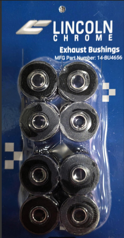 Exhaust Bushing Made in USA Black Polyurethane Package Of 8