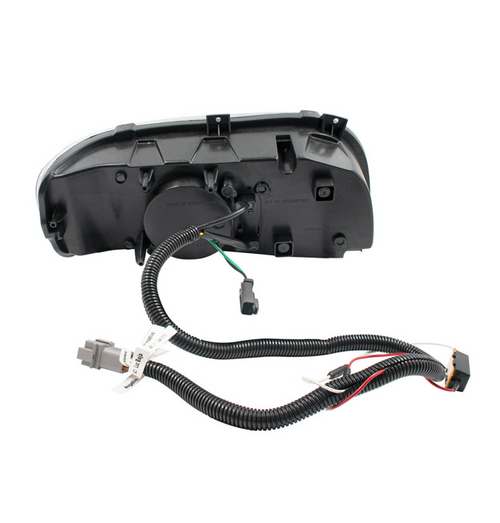 High Power LED Blackout Headlight With 8 LED Turn & 4 LED Position Light For 2008-2024 Peterbilt 389-Driver