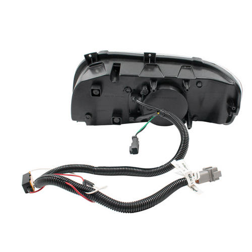 High Power LED Blackout Headlight With 8 LED Turn & 4 LED Position Light For 2008-2024 Peterbilt 389-Passenger