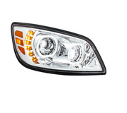 High Power 10 LED Chrome Headlight For 2005-2021 Hino 238/258/268/338-Passenger