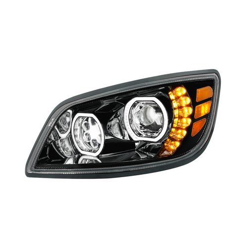 High Power 10 LED Blackout Headlight For 2005-2021 Hino 238/258/268/338-Driver