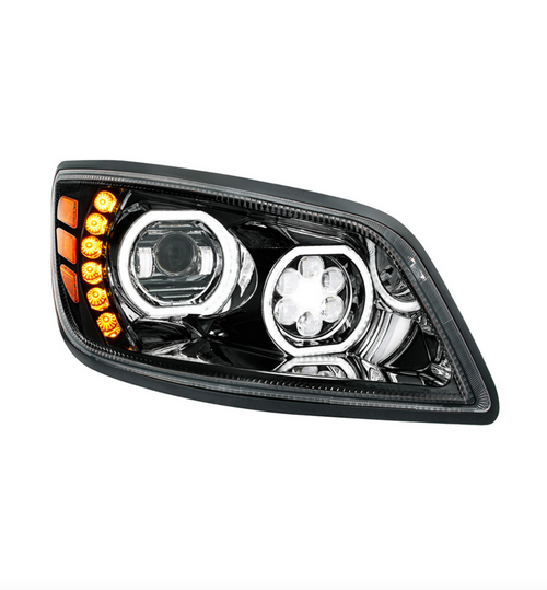 High Power 10 LED Blackout Headlight For 2005-2021 Hino 238/258/268/338-Passenger