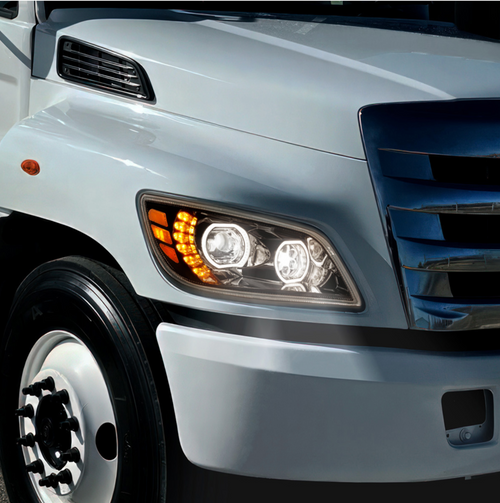 High Power 10 LED Blackout Headlight For 2005-2021 Hino 238/258/268/338-Passenger