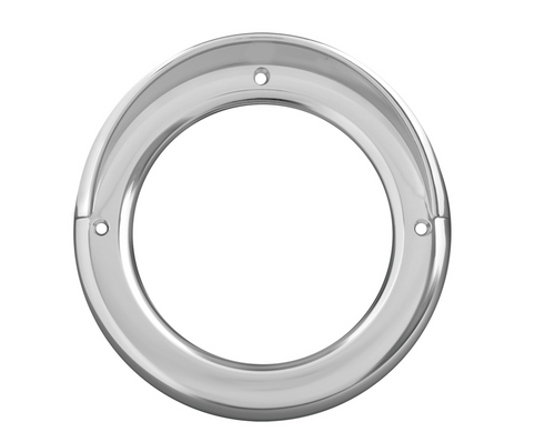 Chrome Plastic Grommet Cover for 4" Round Light