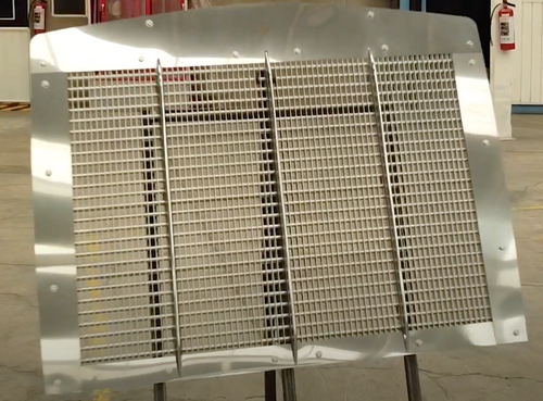 Front Grille OE style Fits Kenworth T800  304 Stainless Steel Assembled