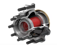 Conmet Hub Assembly Rear, Iron PreSet R Drive Hub, Axle stud Thread  3/4”-10 UNC - R.H.