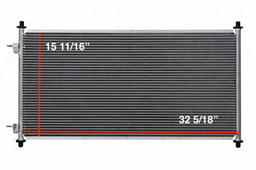A/C Condenser Fits International Prostar, 5900i,7300,7400,7500,7600,7700,8600,9200i,9400i,LoneStar, 2008-2013