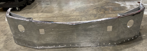 20-16" Bumper Chrome Fits Peterbilt 579 Tow Holes, Fog Light 3/4" With 35 Lights Hole