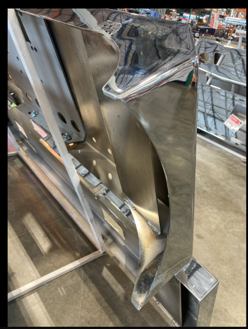 18” Universal Chrome Bumper Style H W/ 25 Bullet 3/4” Light Holes