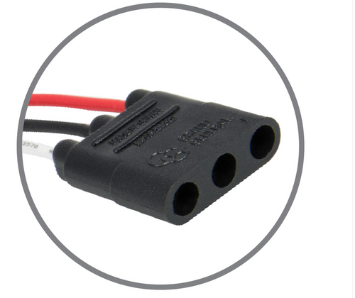 Continuous Triple Female Plug Wire Harness  6'Lead Wire (Each)