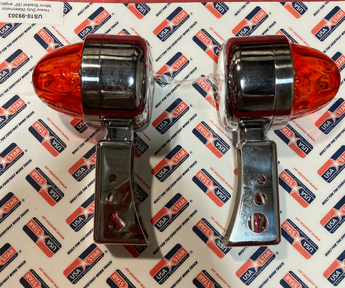 Amber/Amber Heavy Duty Watermelon Mirror Bracket 90* Angle