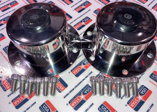 Hub Cap 6 holes Stainless Steel ( PAIR)