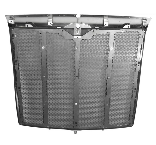 Hood Trim Plastic Chrome And Grille Insert Fits Peterbilt 579 2022+ With Bug Sreen