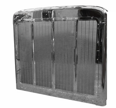 Complete Grille And Surround Assembly Fits Peterbilt 388,389 ( With Peterbilt 379 Design ) 304 Stainless Steel